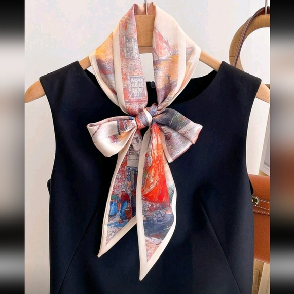 Mediterranean Style Decor Scarf/ Purse Scarf NEW - Picture 3 of 6